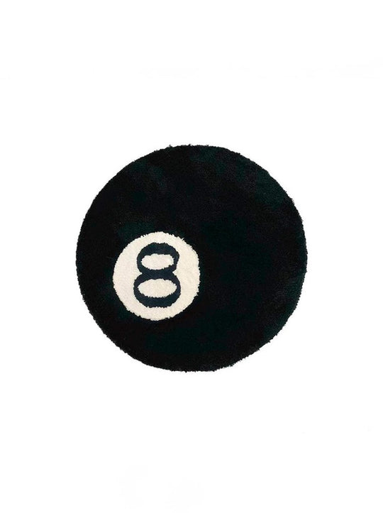 "Ball Number 8" Rug