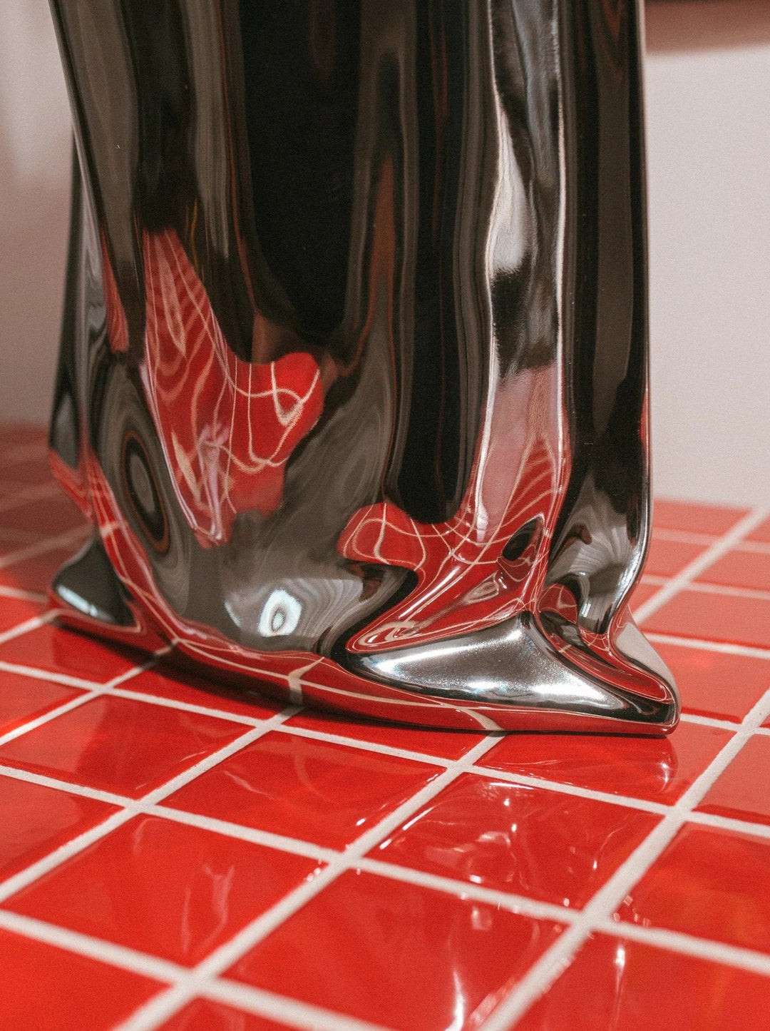 'To Go' Chrome Vase