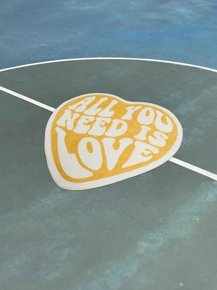 "All you need is love" Rug